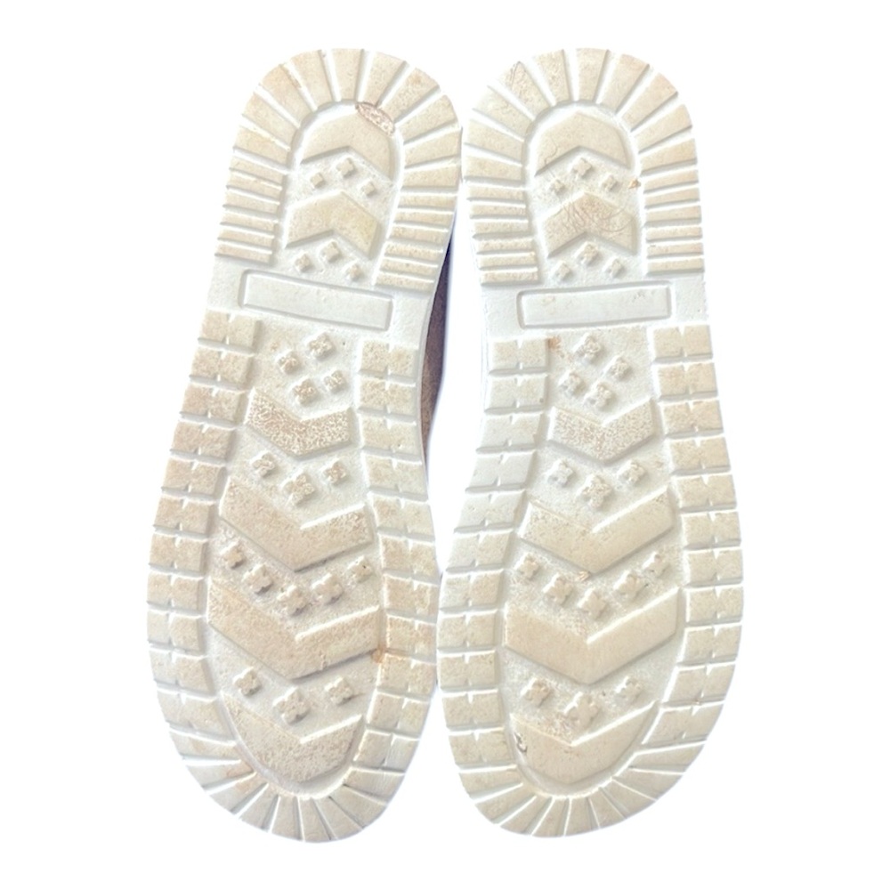 Gypsy Jazz Boho Sherpa Lined Lightweight Lace Detail Slip-On Shoes Tan Size 7.5 - Picture 10 of 12